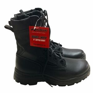 Dura-Max 8" Black Zipper Tactical Boots